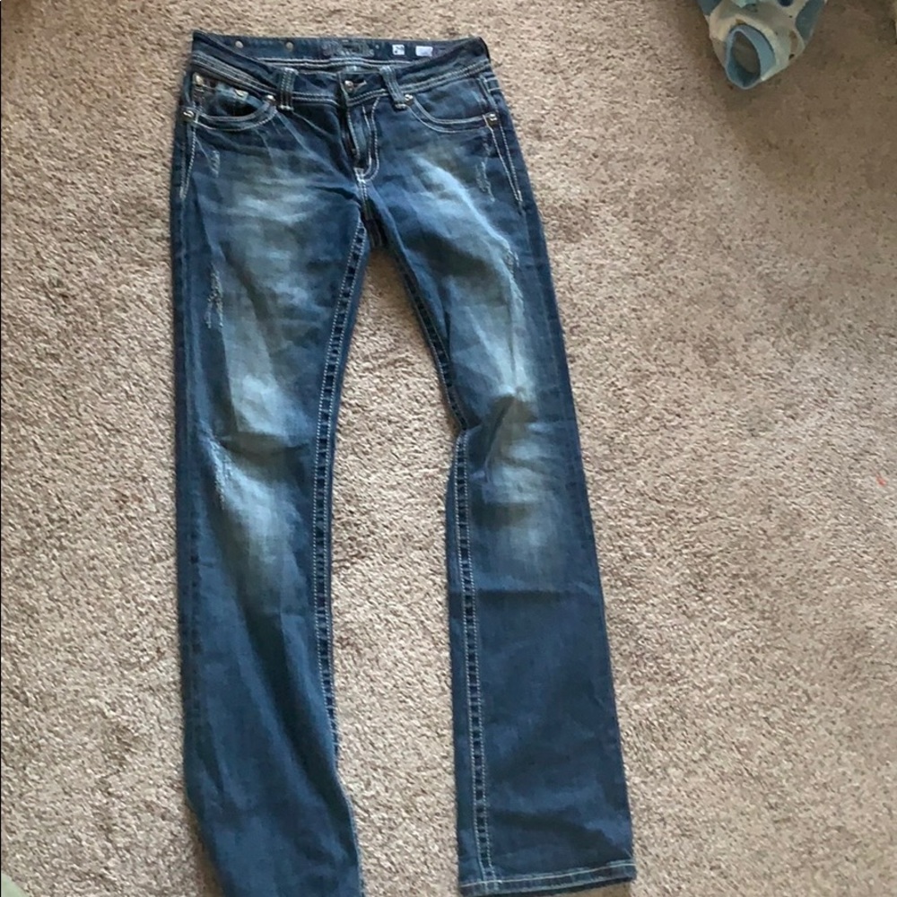 Miss Me boot cut jeans in pristine condition sz 29